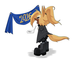 anthro blonde_hair boots breasts cloak clothing eyelashes eyes_closed facial_markings fangs female footwear gloves hair handwear head_markings markings mask_(marking) ponytail shoes solo teeth cawffeejelly idw_publishing sega sonic_the_hedgehog_(comics) sonic_the_hedgehog_(idw) sonic_the_hedgehog_(series) whisper_the_wolf canid canine canis mammal wolf 2025 2026 absurd_res hi_res