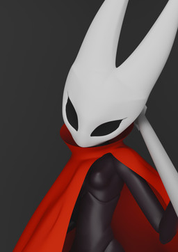 2_horns anthro breasts clothed clothing female horn partially_clothed solo zhenash hollow_knight_(franchise) team_cherry hornet_(hollow_knight) arthropod insect 3d_(artwork) absurd_res blender_(artwork) digital_media_(artwork) hi_res
