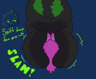 anal anthro butt duo facesitting male male/male oral rimming sex sitting_on_another sniffing fluid_creative fluid_the_amoeba syfer_(skunk) amoeba_(organism) amoeba_humanoid humanoid mammal mephitid skunk alpha_channel hi_res