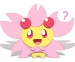 blush female feral genitals pink_body pink_eyes plant presenting presenting_pussy pussy question_mark simple_background solo white_background yellow_body minami_(artist) nintendo pokemon cherrim elemental_creature flora_fauna generation_4_pokemon pokemon_(species) sunshine_form_cherrim hi_res