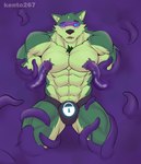 anthro bodily_fluids bulge drooling fur glowing glowing_eyes hypnosis lactating lock_bulge lock_symbol male male_lactation mind_break mind_control multicolored_body multicolored_fur muscular muscular_anthro muscular_male nipple_fetish nipple_play nipples null_bulge pec_milking pecs ringed_eyes saliva sex solo tentacle_sex tentacles two_tone_body two_tone_fur visor kento267 canid canine canis mammal wolf absurd_res hi_res