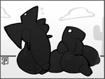 2024 anthro anthrofied areola balls big_balls big_breasts big_butt big_penis black_body bodily_fluids border breasts butt cactus cloud digital_media_(artwork) dinosaur dinosaur_(google_chrome) dumodemo duo empty_eyes featureless_feet feet female flaccid flying genitals google google_chrome grey_border greyscale hand_on_hip hi_res huge_balls huge_breasts huge_butt huge_penis huge_thighs humanoid_genitalia humanoid_penis hyper hyper_balls hyper_genitalia hyper_penis looking_back male male/female monochrome nipples outside penis plant prehistoric_species pterodactylus pterosaur reptile scalie semi-anthro short_tail signature sitting small_but_hung sweat sweatdrop tail theropod thick_thighs tyrannosaurid tyrannosauroid tyrannosaurus tyrannosaurus_rex wariza white_eyes winged_arms wings