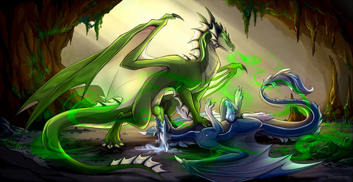 4_toes blue_body bodily_fluids cave claws cum cum_in_mouth cum_inside dominant dominant_male duo erection face_fucking feet fellatio feral genital_fluids genitals green_body irrumatio knot male male/male male_penetrated male_penetrating male_penetrating_male nude open_mouth oral oral_penetration paws penetration penile penile_penetration penis penis_in_mouth sex spread_wings submissive submissive_male tail toe_claws toes wings shadreym mythology lyrenstraz winter_(black-winter) dragon mythological_creature mythological_scalie scalie 2022 digital_drawing_(artwork) digital_media_(artwork) hi_res