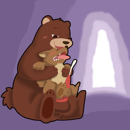 anal anal_penetration anthro balls blush bodily_fluids brown_body cum duo erection genital_fluids genitals kemono male male/male penetration penis sex tongue tongue_out nakadashimashta bear canid canine canis mammal wolf 1:1 2020 absurd_res character_request hi_res