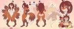 anthro big_breasts blue_eyes breasts chibi eyewear female gesture glasses group laugh mature_anthro mature_female multi_tail slightly_chubby solo tail waving young drawpanther othinus kitsune_mom_(othinus) canid canine fox mammal hi_res model_sheet mother_(lore) parent_(lore)