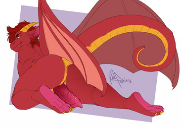 animal_genitalia anthro anus biped butt countershade_feet countershading erection feet fur genital_slit genitals hair horn knot looking_back male nude penis penis_backwards scales solo tail wings redpixie european_mythology mythology draegonis dragon furred_dragon furred_scalie mythological_creature mythological_scalie scalie western_dragon