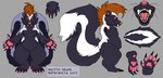 belly big_belly brown_hair hair mouth_shot open_mouth reference_to_character skunk_tail text bardo_en_krisis mammal mephitid skunk absurd_res english_text hi_res