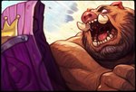 angry anthro beard bodily_fluids body_hair door facial_hair male open_mouth saliva smashing solo teeth tongue tusks cyancapsule my_pig_princess rolf_(cyancapsule) mammal suid suina sus_(pig) wild_boar 2023