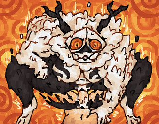 3_toes 5_fingers anthro antlers black_antlers black_legs black_lips black_striped_body bodily_fluids breasts cowgirl_position dominant dominant_female duo feet female female_anthro female_on_human female_penetrated fingers first_person_view fluffy flying_sweatdrops from_front_position front_view fur horn human_on_humanoid human_penetrating human_penetrating_female human_penetrating_humanoid human_pov humanoid_penetrated interspecies larger_female leaning leaning_forward lips lying male male/female male_on_humanoid male_penetrating male_penetrating_female male_penetrating_humanoid male_pov markings motion_lines no_areola nude on_bottom on_top orange_background orange_eyes orange_sclera paws penetrating_pov penetration penile penile_penetration penis_in_vagina ringed_eyes sex simple_background size_difference slamming smaller_male striped_markings stripes sweat sweatdrop thick_thighs toes torso_grab vaginal vaginal_penetration white_body white_fur scaliescum agito_(jujutsu_kaisen) human humanoid mammal monster monstrous_humanoid