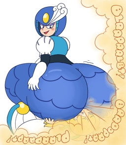 armor big_butt blonde_hair blue_body blue_eyes blue_scales blush blush_stickers bottom_heavy butt butt_smother clothing dominant dominant_female duo eyelashes facesitting fart fart_cloud fart_fetish farting_on_another farting_on_face female female/female fish_tail glistening_eyelids hair hand_on_hip headgear helmet huge_butt huge_hips hyper hyper_butt larger_dom larger_on_top lidded_eyes light_body light_skin looking_at_another looking_back looking_back_at_another machine on_top one_eye_closed onomatopoeia open_mouth open_smile ponytail rear_view scales simple_background sitting sitting_on_another size_difference smaller_on_bottom smile smirk smothering sound_effects split_form struggling submissive submissive_female text topwear white_background wide_hips drawful-s capcom mega_man_(series) roll_(mega_man) splash_woman aquatic humanoid merfolk robot robot_humanoid 2023 absurd_res digital_drawing_(artwork) digital_media_(artwork) hi_res