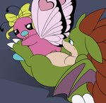 anal anal_penetration butt duo female feral genitals male male/female penetration penis slimefur nintendo pokemon buttershe sandnite arthropod butterfree generation_1_pokemon hybrid insect lepidopteran pink_butterfree pokemon_(species) sandslash