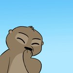 anthro blowing_kiss brown_body brown_fur fur heart_symbol looking_at_viewer male open_mouth simple_background smile solo nikraccoom felix_(nik159) mammal mustelid otter 1:1 2022 animated frame_by_frame reaction_image short_playtime