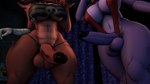 16:9 animatronic anthro big_breasts big_penis bonnie_(cally3d) bonnie_(fnaf) breasts canid canine clothed clothing crossgender duo fexasfm five_nights_at_freddy's fox foxy_(cally3d) foxy_(fnaf) fredina's_nightclub genitals gynomorph intersex lagomorph leporid low-angle_view machine mammal mtg_crossgender mti_crossgender partially_clothed penis rabbit robot scottgames thick_thighs widescreen