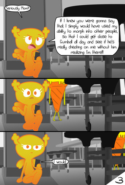 chair classroom dialogue female female_focus furniture horn inside school solo_focus text wings vinoda cartoon_network the_amazing_world_of_gumball penny_fitzgerald sarah_g._lato fairy horned_humanoid humanoid ice_cream_creature winged_humanoid comic english_text