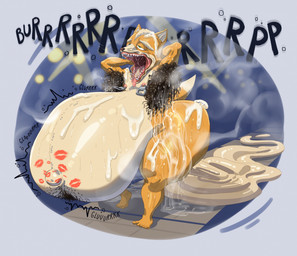 abstract_background anthro armpit_hair belly big_belly bloated bodily_fluids body_hair burping cum cum_burp cum_drip cum_everywhere cum_inflation cum_inside cum_on_face cum_waterfall dripping drooling excessive_body_hair excessive_cum excessive_genital_fluids fangs feet genital_fluids genitals hair hairy happy_trail hedonism huge_belly huge_burp hyper hyper_belly hyper_body_hair hyper_pregnancy inflation kiss_mark kiss_mark_on_belly male messy musk navel night nude onomatopoeia outie_navel penis plant pregnant pregnant_male raised_arms rumbling_stomach saliva shrub slob smelly solo sound_effects star stretching sweat sweatdrop sweaty_legs teeth text throat tongue walking wide_hips lotolotl nintendo star_fox fox_mccloud canid canine fox mammal hi_res story story_in_description