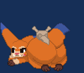 anthro big_butt big_ears big_eyes blue_ear_tips blue_tail_tip blush bone bouncing_butt brown_sclera butt butt_focus clenching dipstick_ears dipstick_tail ear_markings fur looking_back lying male markings multicolored_body multicolored_ears multicolored_fur on_front orange_body orange_fur pupils shortstack shortstack_male skull skull_accessory solo tail tail_markings tan_body tan_fur thick_thighs tusks two_tone_body two_tone_fur white_pupils wide_hips domiel league_of_legends riot_games tencent gnar_(lol) yordle animated animated_gif digital_media_(artwork) pixel_(artwork) pixel_animation shaded short_playtime