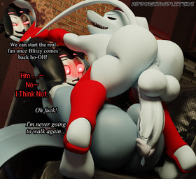 anthro balls bodily_fluids clothing dialogue duo evil_grin furniture genital_fluids genitals gloves handwear imminent_anal imminent_sex leaking_precum legwear male male/male mostly_nude nude penis precum profanity smile sofa stockings tail text addoncomplete86 chocoscorner_(modeler) earthbound_(series) hellaverse helluva_boss nintendo giygas stolas_(helluva_boss) alien avian bird demon gieeg humanoid 3d_(artwork) digital_media_(artwork) english_text hi_res