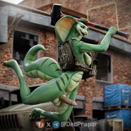 anthro balls breasts clothing dedprapor erection genitals green_body green_scales gynomorph humanoid_genitalia humanoid_penis intersex military military_uniform nipples nude penis scales solo uniform escape_from_tarkov carolitta_(slad) tagilla_(escape_from_tarkov) reptile scalie snake 1:1 3d_(artwork) blender_(artwork) digital_media_(artwork) hi_res