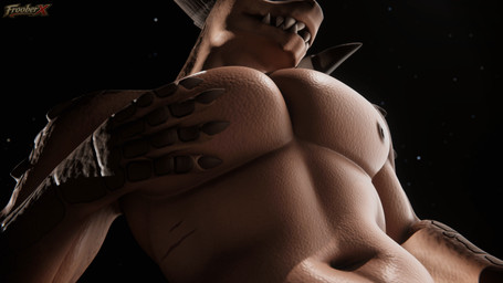 2_horns abs anthro biceps big_muscles claws cosmic_background cosmos fingers galaxy hand_on_chest horn logo looking_pleasured macro macro_focus male muscular muscular_anthro muscular_male night nipples nude nude_macro nude_male scales sharp_teeth simple_background solo spikes star teeth frooberx vulgarvictor_(modeler) bethesda_game_studios fallout microsoft daddyclaw_(vulgarvictor) deathclaw reptile scalie 16:9 2026 3d_(artwork) artist_logo blender_(artwork) digital_media_(artwork) hi_res watermark widescreen