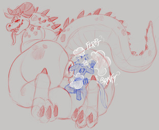 ambiguous_gender anal anal_fisting anal_penetration anthro anus balls big_butt butt colorless_fart_cloud duo fart fart_fetish farting_on_another farting_on_face feral fisting genitals larger_penetrated looking_pleasured male male/ambiguous penetration perineum puffy_anus size_difference passtheblast fallout microsoft mythology canid deathclaw dragon mammal mythological_creature mythological_scalie scalie hi_res