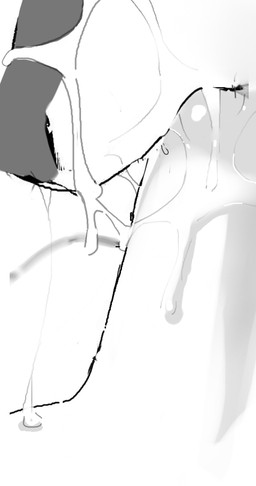 ambiguous_anthro ambiguous_gender ambiguous_penetrated anthro bodily_fluids close-up cum cum_in_mouth cum_inside cum_on_face cum_string duo erection fellatio fur genital_fluids genitals interspecies male male/ambiguous male_on_anthro male_penetrating male_penetrating_ambiguous male_penetrating_anthro multicolored_body multicolored_fur nude nude_male open_mouth oral oral_penetration penetration penile penis penis_in_mouth pokephilia saliva saliva_on_penis sex side_view simple_background lucariolover448 nintendo pokemon generation_4_pokemon lucario pokemon_(species) 2024 monochrome sketch