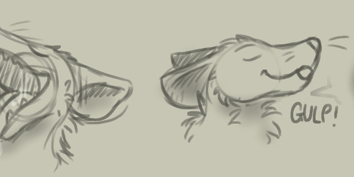 ambiguous_gender anthro bodily_fluids dominant duo macro male male/male micro mouth_shot open_mouth saliva teasing vore grandeclound bun_morozov lagomorph leporid mammal mouse murid murine rabbit rat rodent