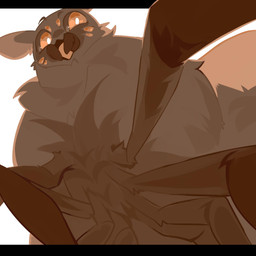 ambiguous_gender brown_body brown_fur brown_sclera fur looking_at_viewer looking_down low-angle_view orange_eyes pupils simple_background solo unsigned white_background white_pupils worm's-eye_view corzh77 arachnid arthropod spider 1:1 absurd_res hi_res letterbox