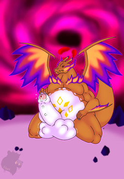 anthro ball_bulge balls belly big_balls big_penis bodily_fluids claws cock_vore fire flaming_wings genital_fluids genitals inside_balls male navel nude orange_body orange_scales overweight overweight_male penile penis pokeball pokeball_vore precum scales solo tail unusual_anatomy unusual_wings vore wings visen_(artist) nintendo pokemon charizard generation_1_pokemon generation_6_pokemon generation_8_pokemon gigantamax_charizard gigantamax_pokemon hybrid hybrid_pokemon mega_charizard mega_charizard_x mega_charizard_y mega_evolution pokemon_(species) absurd_res digital_drawing_(artwork) digital_media_(artwork) hi_res story story_in_description