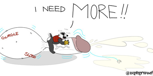 anthro balls big_balls big_penis biped black_body black_nose bodily_fluids butt cum dialogue ejaculation genital_fluids genitals huge_balls huge_penis humanoid_genitalia humanoid_penis hyper hyper_balls hyper_genitalia hyper_penis male penis slightly_chubby solo text white_body zephyrwoof bradley_the_badger_(game) bradley_(bradley_the_badger) badger mammal mustelid musteline 2025 english_text hi_res