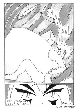 belly big_belly breasts female huge_belly nude overweight solo tail text ndnode wolfette_(character) animal_humanoid canid canid_humanoid canine canine_humanoid humanoid mammal mammal_humanoid wolf_humanoid 2011 absurd_res comic english_text hi_res monochrome