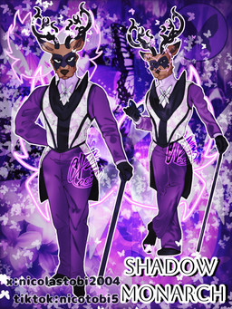 anthro hero male miraculous_(jewel) solo superhero tobias2004 beastars disney miraculous_ladybug gabriel_agreste oguma_(beastars) deer mammal 3:4 hi_res
