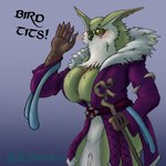 5_fingers anthro beak big_breasts black_claws blush breasts chest_tuft claws cleavage clothed clothing curvy_figure dialogue eyebrows eyewear facial_tuft feathers female finger_claws fingers glasses glistening glistening_eyes green_body green_feathers grey_body grey_feathers holding_object multicolored_body multicolored_feathers non-mammal_breasts open_beak open_mouth pupils purple_clothing raised_hand robe simple_background solo staff standing talon_hands text tongue tuft two_tone_body two_tone_feathers yelling yellow_eyes jd_churro bird_tits_(meme) unicorn_overlord vanillaware ramona_(unicorn_overlord) avian bird owl 1:1 2024 hi_res