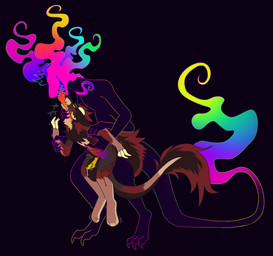 4_arms anal anthro asphyxiation black_body blood bodily_fluids brown_body brown_fur choking claw_marks claws colored_fire colored_outline digitigrade dominant dripping duo fire flaming_head flaming_tail fur genital_fluids genitals gradient_penis gradient_tongue holding_another horn larger_dom long_tongue male male/male multi_arm multi_limb orange_penis orange_tongue penis precum precum_drip purple_penis purple_tongue red_body red_fur shaking size_difference tail tan_body tan_fur throbbing throbbing_penis tongue yellow_eyes yellow_penis pantheggon mythology kaydelas whisper_wicker dragon mythological_creature mythological_scalie scalie unknown_species wickerbeast hi_res
