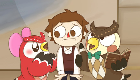 anthro beady_eyes beak black_bottomwear black_clothing black_eyes black_pants black_tail_tip blinking book bottomwear bow_tie brown_body brown_clothing brown_eyes brown_feathers brown_hair brown_markings brown_tail brown_topwear brown_vest clothed clothed_human clothed_male clothing collared_shirt diamond_(marking) dipstick_tail dress_shirt eye_contact feather_hands feathered_wings feathers female female_anthro fully_clothed fully_clothed_human fully_clothed_male green_bow_tie group hair holding_book holding_object larger_human larger_male light looking_at_another male male_anthro male_human markings mouth_closed multicolored_body multicolored_feathers multicolored_tail no_pupils open_beak open_mouth pants pink_bow red_body red_feathers red_nose red_tail red_tongue shirt size_difference smaller_anthro smaller_female smaller_male sparkles sparkling_eyes tail tail_markings tan_body tan_skin thin_eyebrows tongue topwear triangle_nose trio vest wall_(structure) white_body white_dress_shirt white_feathers wings yellow_beak cookieboy011 animal_crossing nintendo blathers_(animal_crossing) celeste_(animal_crossing) villager_(animal_crossing) avian bird human mammal owl 2021 animated colored digital_media_(artwork) english_description lighting shaded story story_in_description brother_(lore) brother_and_sister_(lore) sibling_(lore) sister_(lore)