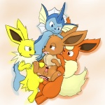 1:1 anal anal_penetration balls blue_eyes bodily_fluids brown_eyes canid canine censor_bar censored chest_tuft cum cum_inside double_anal double_penetration eevee eeveelution erection fellatio feral flareon fur generation_1_pokemon genital_fluids genitals group group_sex ineffective_censorship jolteon knt licking male male/male male_penetrated male_penetrating male_penetrating_male mammal nintendo oral oral_penetration penetration penile penis pokemon pokemon_(species) sex tail tears tongue tongue_out triple_penetration tuft vaporeon