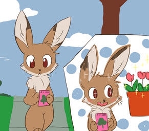3_toes :< anthro big_ears biped blush blush_lines bodily_fluids brown_body brown_eyes brown_fur brown_nose cellphone cheek_tuft cloud drooling ears_up electronics excited facial_tuft feet flower fluffy fluffy_chest fur grass head_tuft holding_cellphone holding_object holding_phone holding_smartphone looking_at_flower looking_at_object looking_at_phone looking_at_plant male multicolored_body multicolored_fur phone phone_case plant red_blush red_flower saliva sky small_nose smartphone solo sparkles sparkling_eyes standing street toes tuft tulip_(flower) two_panel_image two_tone_body two_tone_fur walking walking_towards_viewer white_body white_chest white_fur white_sclera fiddleafox clover_(fiddleafox) european_rabbit lagomorph leporid mammal oryctolagus rabbit 2020 colored colored_sketch comic digital_drawing_(artwork) digital_media_(artwork) sketch