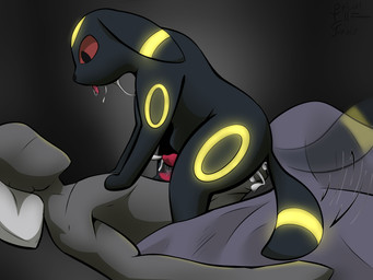 abdominal_bulge anal anal_orgasm anal_penetration animal_genitalia animal_penis bestiality black_body black_fur bodily_fluids bouncing_penis canine_genitalia canine_penis clothed clothing cowgirl_position cum cum_in_ass cum_inside cum_on_chin cum_string cum_while_penetrated cumshot duo ejaculation faceless_character faceless_male feral feral_penetrated from_front_position fur genital_fluids genitals glowing hands-free human_on_feral human_penetrating human_penetrating_feral human_penetrating_male interspecies looking_at_another lying male male/male male_on_feral male_penetrated male_penetrating male_penetrating_feral male_penetrating_male motion_lines on_bottom on_top orgasm penetration penis pillow pokephilia red_sclera saliva sex simple_background solo_focus tail tail_motion tailwag tongue tongue_out topless underwear illogicaljumble nintendo pokemon eeveelution generation_2_pokemon human mammal pokemon_(species) umbreon 4:3 absurd_res digital_media_(artwork) hi_res signature