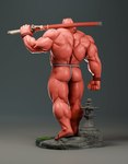 anthro asian_clothing biceps body_hair butt chest_hair clothed clothing east_asian_clothing fundoshi fur japanese_clothing male muscular muscular_anthro muscular_male muscular_thighs partially_clothed rear_view red_body red_fur solo underwear vein veiny_muscles justgruff the_boy_and_the_beast kumatetsu bear mammal 3d_(artwork) absurd_res digital_media_(artwork) hi_res
