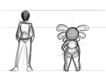 breasts chart female not_furry size_chart wide_hips no-ink dive_quest ona humanoid monochrome sketch