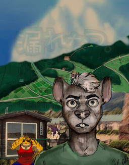 anthro building clothing cloud dog_tags group house looking_at_viewer male muscular muscular_anthro muscular_male outside plant road rooftop shirt sky standing tank_top topwear tree whiskers window delsol samoji marines_call_it_that_2000_yard_stare morenatsu jamie_(delsol) kouya_aotsuki shin_kuroi torahiko_ooshima canid canine canis domestic_cat domestic_dog felid feline felis husky mammal murid murine nordic_sled_dog pantherine rat rodent spitz tiger 2026 watermark