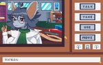 anthro clothing female feral solo undressing duplicatename dr._matilda_vickers mammal murid murine rat rodent animated digital_media_(artwork) pixel_(artwork) pixel_animation