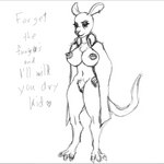 anthro big_breasts breasts cape clothing ear_piercing ear_ring female male nipple_piercing nipples piercing pubes rat_tail ring_piercing solo tail text anonymous_artist 4chan save_the_princess mammal murid murine rat rodent english_text hi_res monochrome sketch