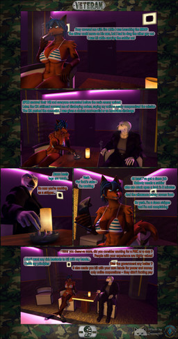 5_fingers anthro big_breasts black_border blue_eyes border bottomwear breasts brown_body brown_fur butt clothed clothed_anthro clothed_female clothing coat dancing dialogue dialogue_box duo female fingers footwear fur furniture greene117 half_naked humanoid_hands inside lothed multicolored_body multicolored_fur neon neon_lights panties pole profanity shoes smoking speech_bubble strip_club text topless topless_anthro topless_female topwear underwear xpasha122x petruz_(modeler) nyx_(petruz) sasha_(greene117) canid canine canis mammal marine pinniped seal wolf 3d_(artwork) absurd_res comic digital_media_(artwork) english_text hi_res huge_filesize