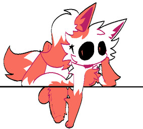 amber_(zephyzest) anthro arm_tuft big_penis breasts cheek_tuft elbow_tuft facial_tuft fluffy fluffy_penis fluffy_shoulders fluffy_tail fur genitals hair intersex long_hair orange_body orange_fur orange_penis penis shoulder_tuft small_breasts solo tail thick_thighs tuft white_body white_fur zephyzest canid canine fox mammal low_res