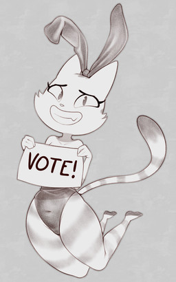 3_fingers alternate_costume anthro awkward_smile bare_shoulders bent_arm bent_legs big_ears big_eyes big_mouth_(anatomy) black_text bottom_heavy bunny_costume cheek_tuft clothed clothed_anthro clothed_female clothing collarbone costume eyebrows eyelashes facial_markings facial_tuft fake_ears fake_rabbit_ears fangs female fingers flats_(shoes) footwear fur fur_tuft glistening glistening_eyes grey_background head_markings holding_object holding_paper huge_thighs humanoid_hands iris leotard long_eyelashes looking_at_viewer markings mature_anthro mature_female navel no_pupils paper plantigrade playboy_bunny pointy_ears prick_ears shadow shoes simple_background small_nose smile smiling_at_viewer solo striped_arms striped_body striped_face striped_fur striped_legs striped_markings striped_tail stripes tail tail_markings teeth text text_on_paper textured_background thick_thighs tuft wide_hipped_anthro wide_hipped_female wide_hips cutegraphite /co/ 4chan litterbox_comics ms._co_(4chan) fran_(litterbox_comics) domestic_cat felid feline felis mammal tabby_cat 2024 5:8 digital_drawing_(artwork) digital_media_(artwork) english_text full-length_portrait greyscale hi_res monochrome portrait