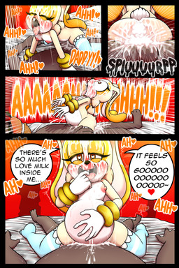 5_fingers anthro aphrodisiac areola bodily_fluids cum cum_from_navel cum_inflation cum_inside cum_on_face cumflated_belly dialogue dominant dominant_anthro dominant_male dominant_old drugged drugged_sex duo feet female fingers genital_fluids inflation loli lying male male/female nipples on_back open_mouth sex speech_bubble submissive submissive_anthro submissive_female submissive_young substance_intoxication sweat text toes tongue tongue_out young dexstar sega sonic_the_hedgehog_(series) cream_the_rabbit lagomorph leporid mammal rabbit 2:3 comic digital_media_(artwork) english_text hi_res