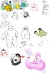 anthro blush brown_body brown_fur butt duo fingering fur group male male/male moobs nipples overweight overweight_male pink_body pink_fur sex sitting solo text young bigdudeart caesarcub fatyogi wedgekun bandai_namco digimon nintendo pokemon bear bulbasaur canid canine canis digimon_(species) domestic_dog gargomon generation_1_pokemon generation_2_pokemon giant_panda human mammal pikachu pokemon_(species) raichu snorlax squirtle teddiursa ursaring 2007 digital_media_(artwork) english_text hi_res multiple_images sketch_page