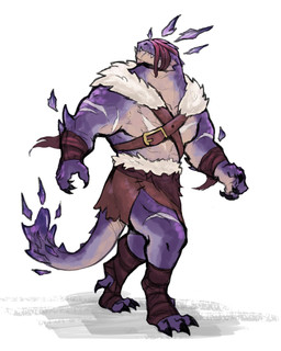 4_fingers 4_toes anthro arm_scar arm_spikes belt_buckle big_muscles black_claws black_outline blindfold bottomwear buckle chest_scar chest_strap claws clothed clothed_anthro clothed_male clothing countershade_arms countershade_face countershade_hands countershade_legs countershade_neck countershade_tail countershade_torso countershading digitigrade elbow_spikes facial_scar feet finger_claws fingers foot_wraps front_view gem_dragonborn head_turned kilt leg_scar male mouth_closed mouth_scar multicolored_body muscular muscular_anthro muscular_male outline overbite purple_body red_blindfold red_bottomwear red_clothing red_kilt red_wraps scar simple_background snout_wraps solo spikes spikes_(anatomy) standing tail tail_ridge tan_body tan_countershading toe_claws toes two_tone_body underbite unusual_anatomy unusual_tail white_background white_scar wraps wrist_wraps happykaiju dungeons_and_dragons hasbro wizards_of_the_coast dragonborn_(dnd) lizard reptile scalie 2026 4:5 absurd_res digital_drawing_(artwork) digital_media_(artwork) full-length_portrait hi_res portrait