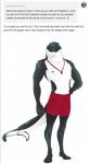 anthro ask_blog cetacean clothed clothing dolphin english_text hi_res male mammal marine muscular muscular_anthro muscular_male nipples oceanic_dolphin orca peritian reik_(peritian) solo swimwear text toothed_whale topless tumblr user_avatar whistle_(object)