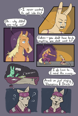 anthro bodily_fluids clothed clothing confusion crying dialogue ear_piercing female flower fur group hair industrial_piercing male piercing plant question_mark simple_background sunflower_(halcyon) tail tears text thinking thought_bubble trio walker_(halcyon) lost_andsafe halcyon_(series) rolfe_(halcyon) canid canine canis equid equine horse lagomorph leporid mammal rabbit wolf 2025 absurd_res comic digital_media_(artwork) english_text hi_res